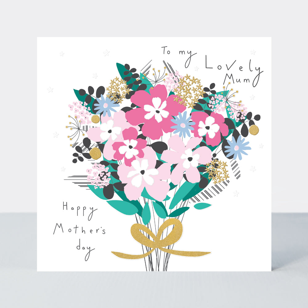 Bouquet of Flowers Lovely Mum - Mother's Day Card