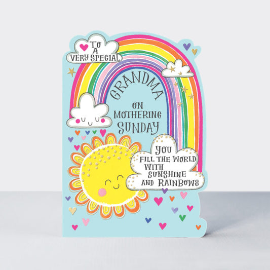 Grandma Sunshine and Rainbows  - Mother's Day Card