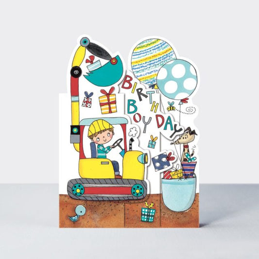 Birthday Boy - Digger Birthday Card