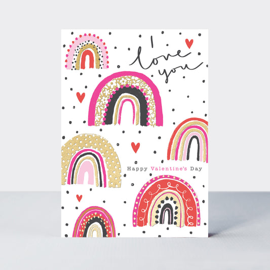 I Love You Rainbows - Valentine's Day Card