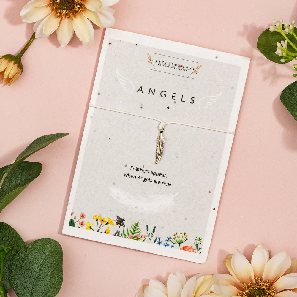 Angels Seeded Card & Wish Bracelet