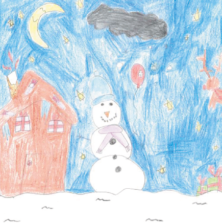Birmingham Children's Hospital Charity Christmas Colouring  2021 Competition Winner