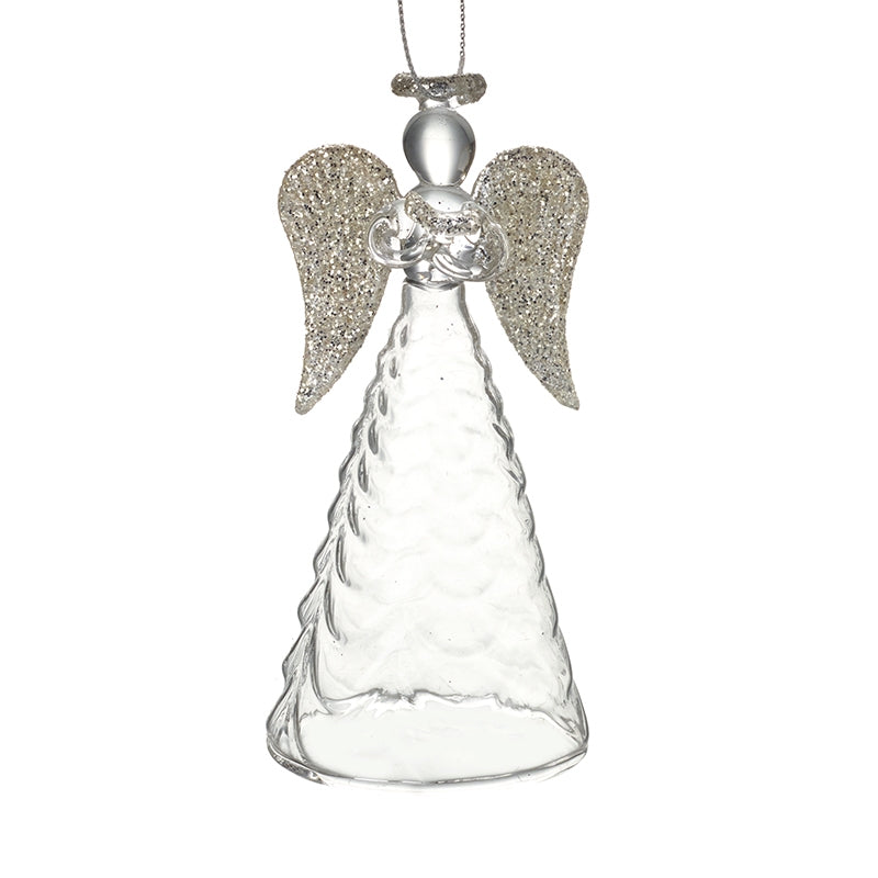 Glass Hanging Angel - BOC193 SOLD OUT
