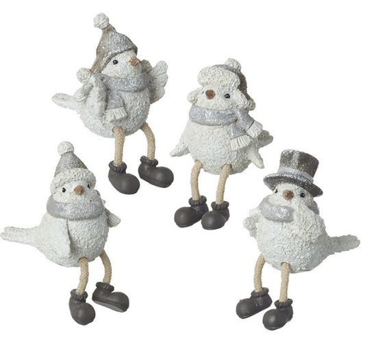 Grey Or White Birds In Hats*