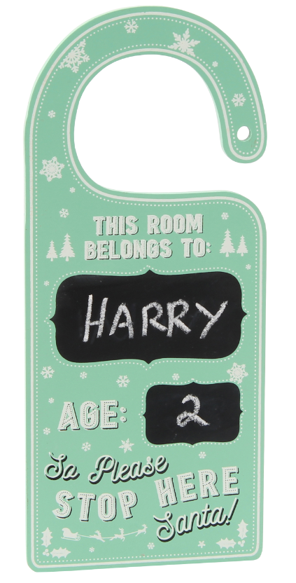 This Room Belongs To...Christmas Door Hanger