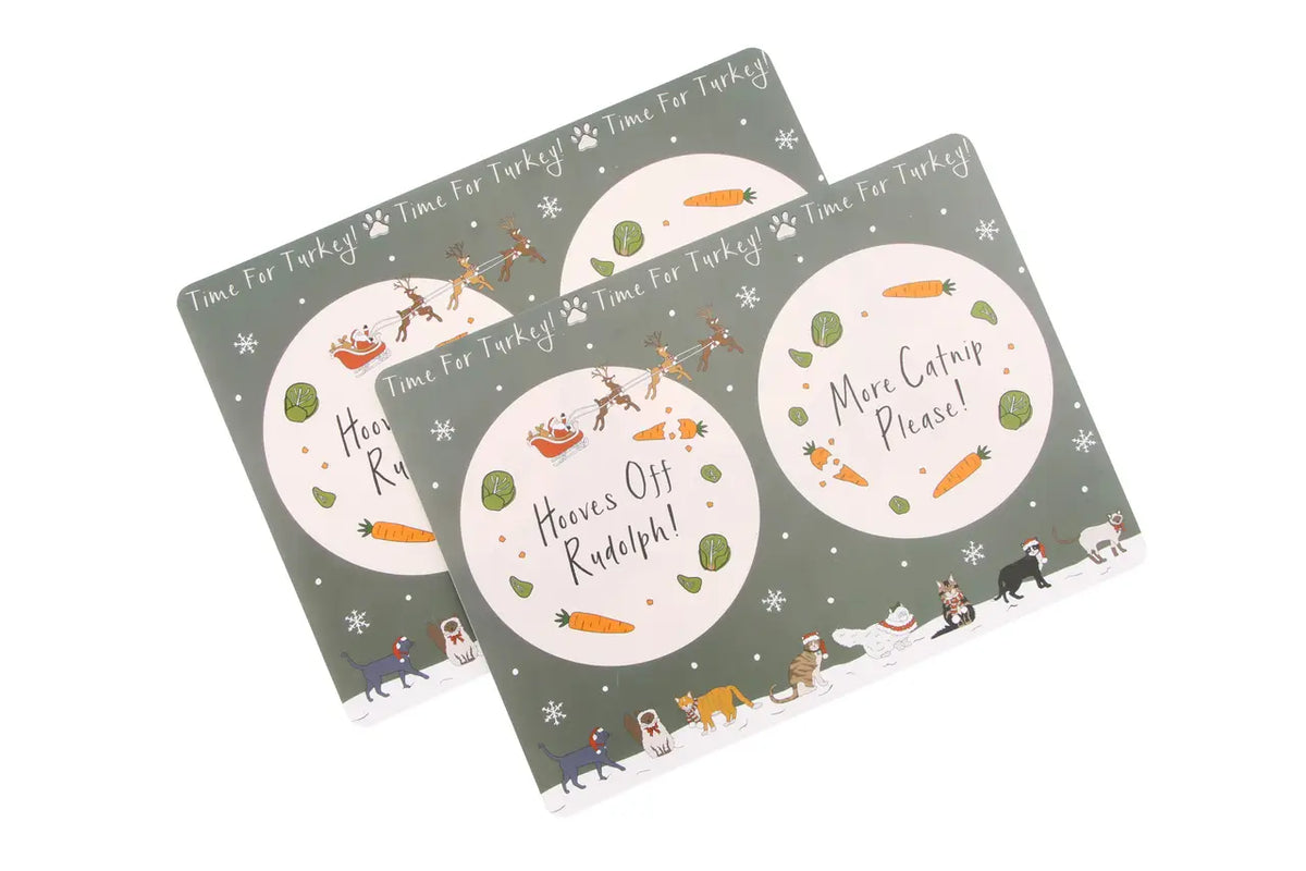 Time For Turkey! Cat Placemat!*