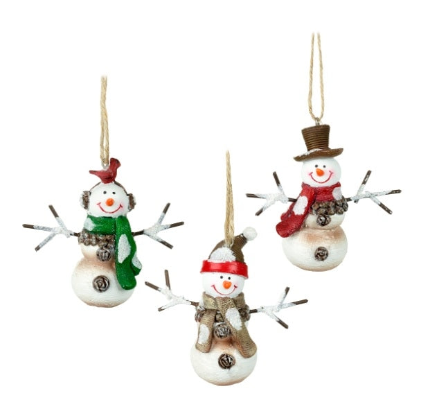 Hanging Snowman With Hats