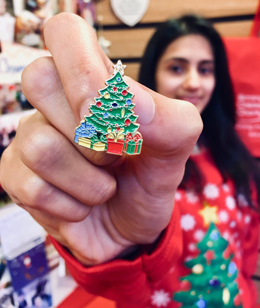 Christmas Tree Pin Badge